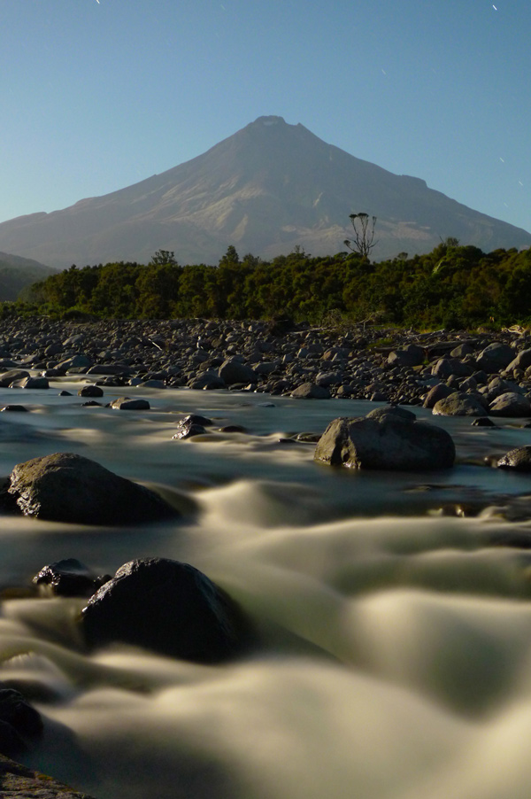 5. Stony River (Hangatahua) by moonlight, Taranaki