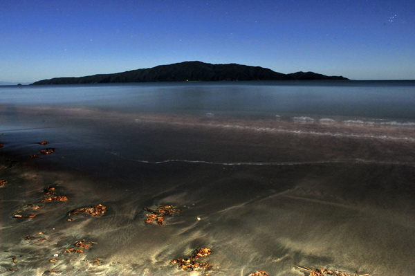 162. Kapiti moonlight: Bright shore