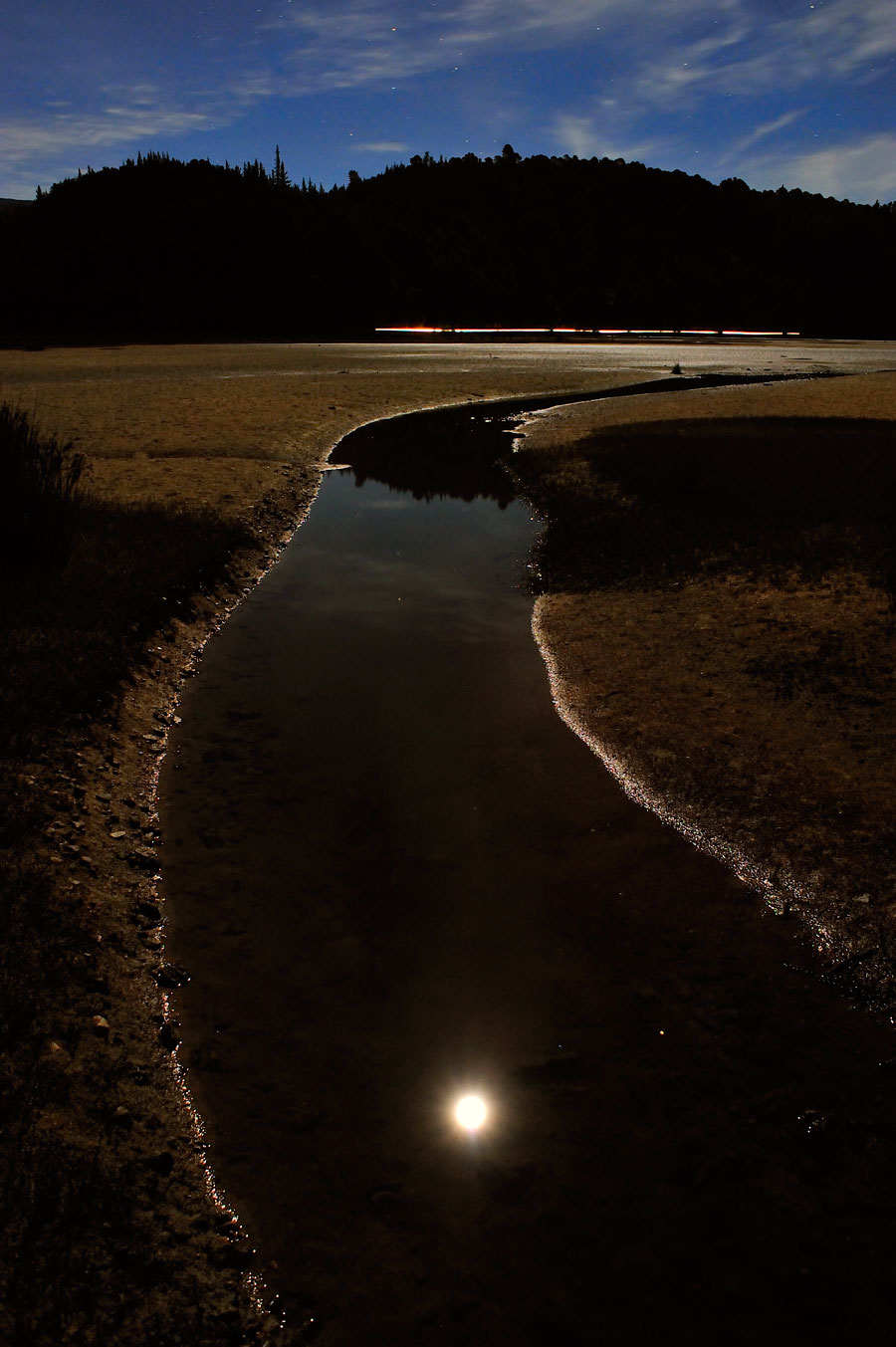 209. After dark at Marahau, Abel Tasman coast