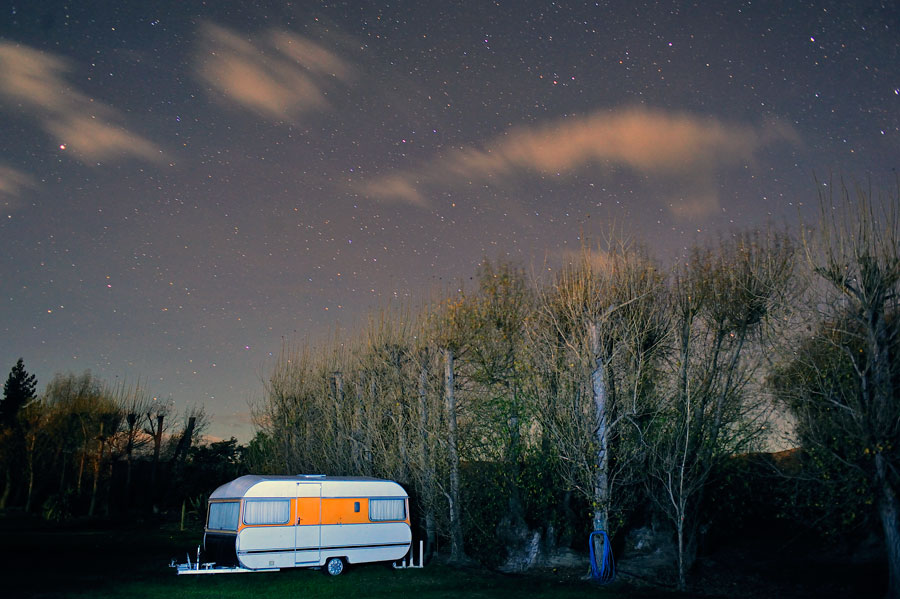 218. Wintry evening, Kurow