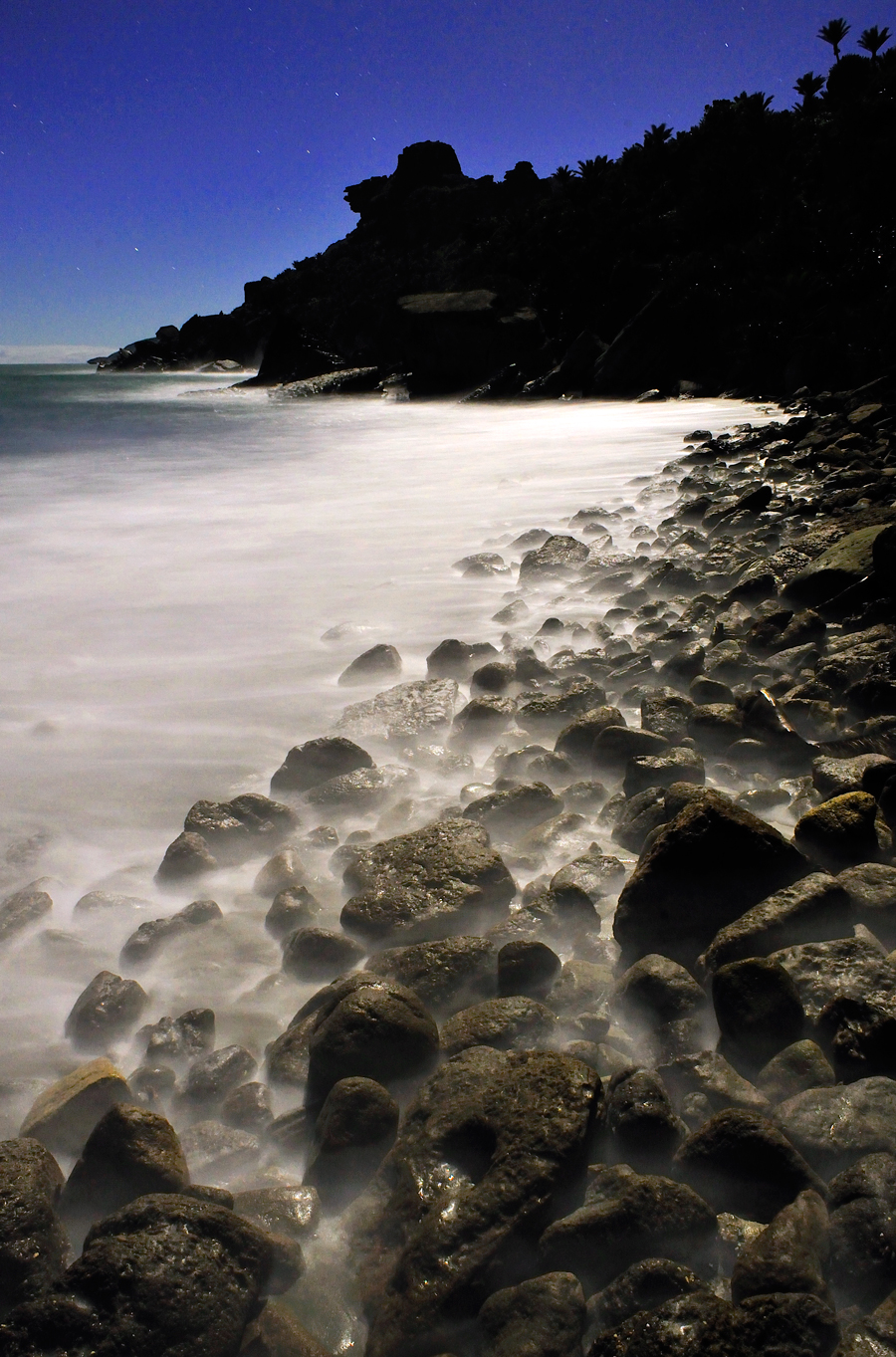 232. High tide by moonlight, Turtle Cove