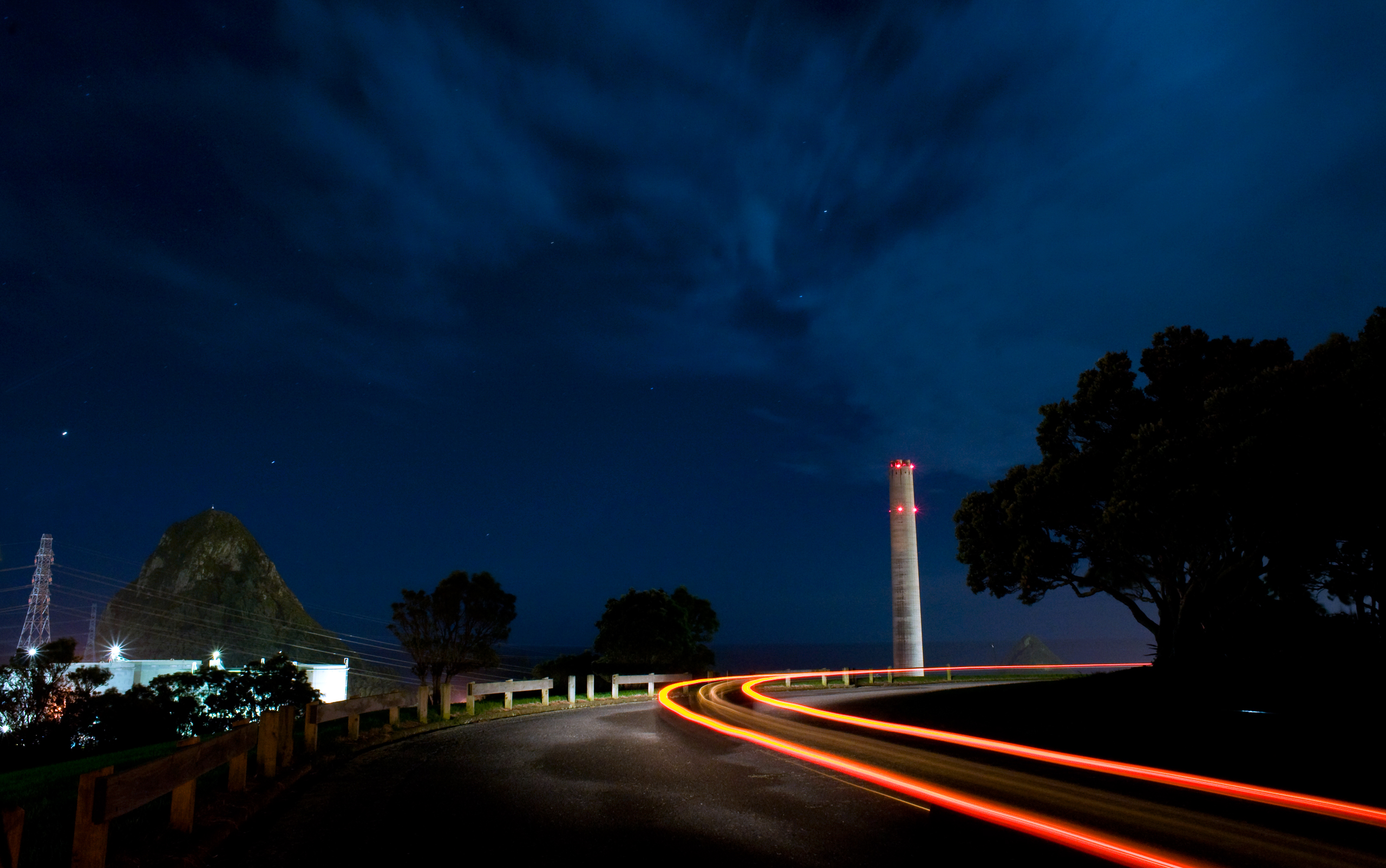 300. From Mt Moturoa, evening