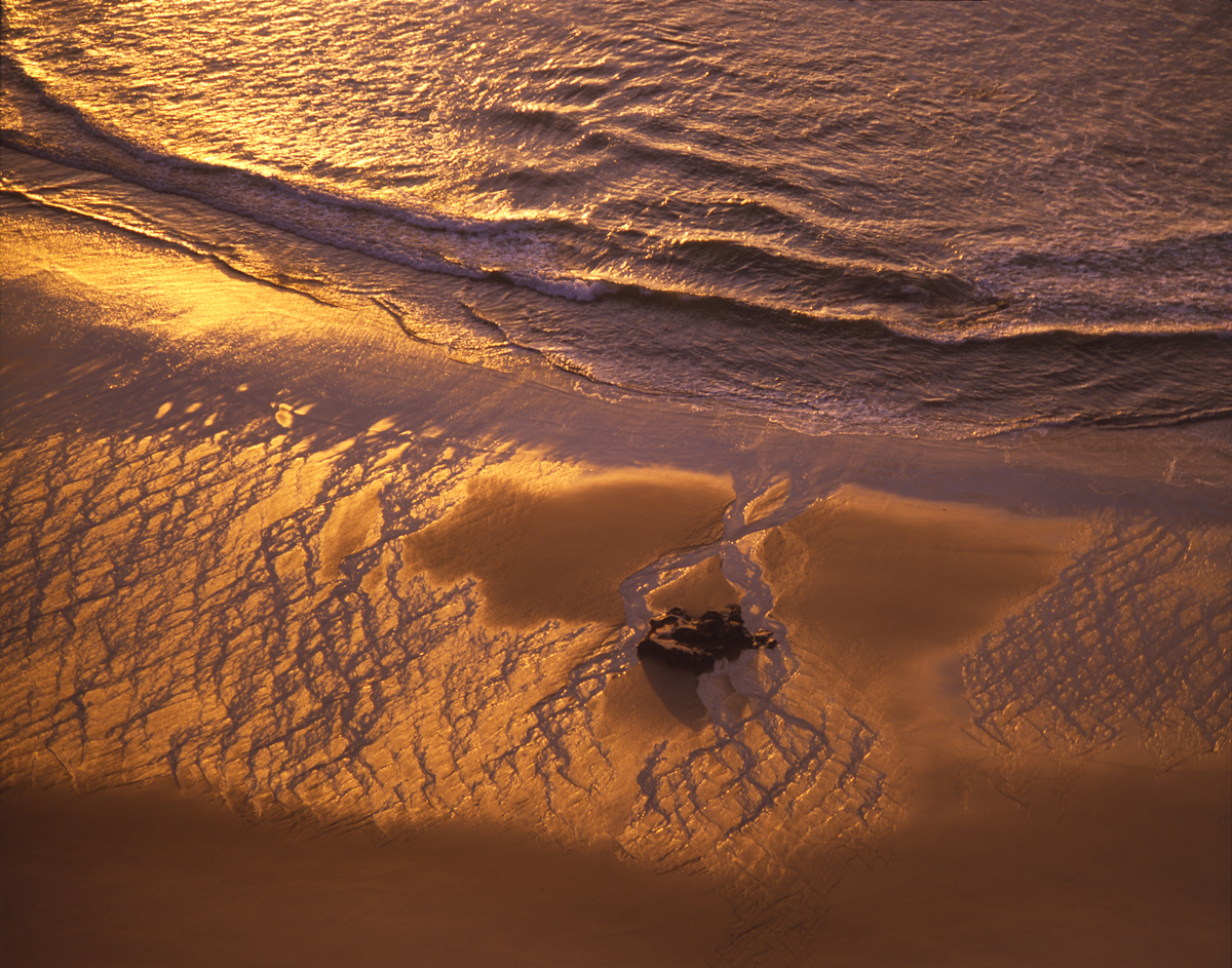 Low tide at Te Hapu, before sunset