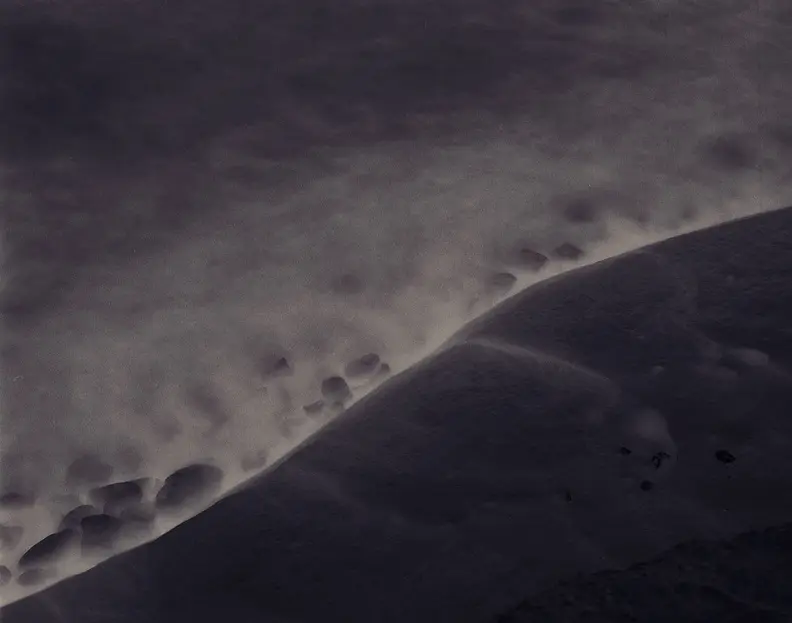 Surf at dusk, Waitoetoe
